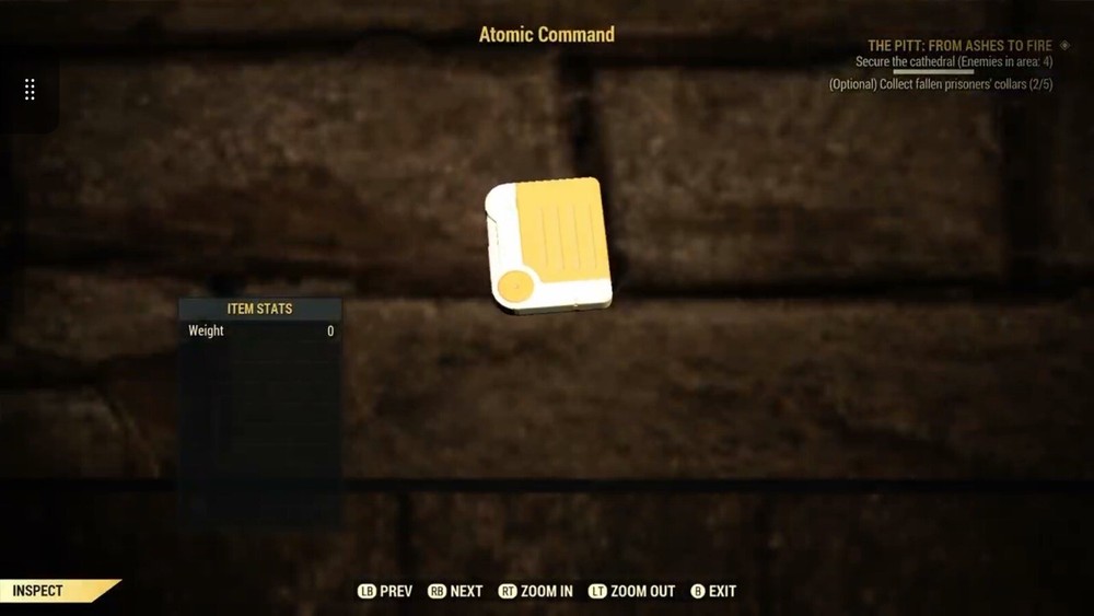 (Xbox) Atomic Command Holotape Game