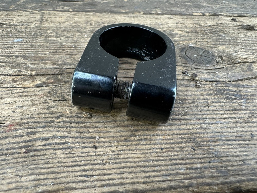 Black Bmx Seat Clamp 1-1/8