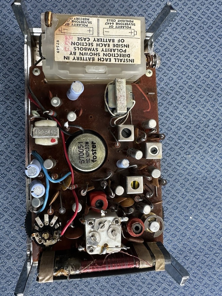 Sears Silver tone 5214 Transistor Radio