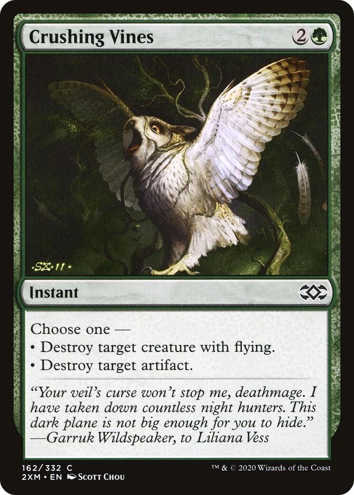 Crushing Vines Double Masters 162 MTG LP