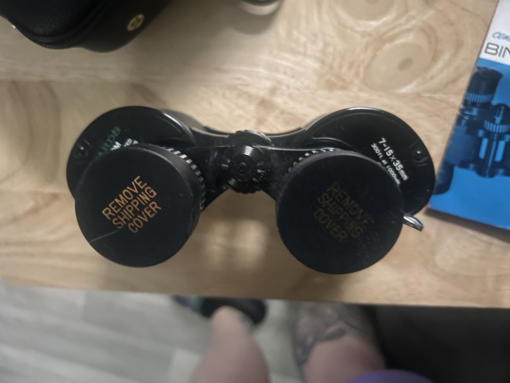 Montgomery Ward Vintage Binoculars With Case