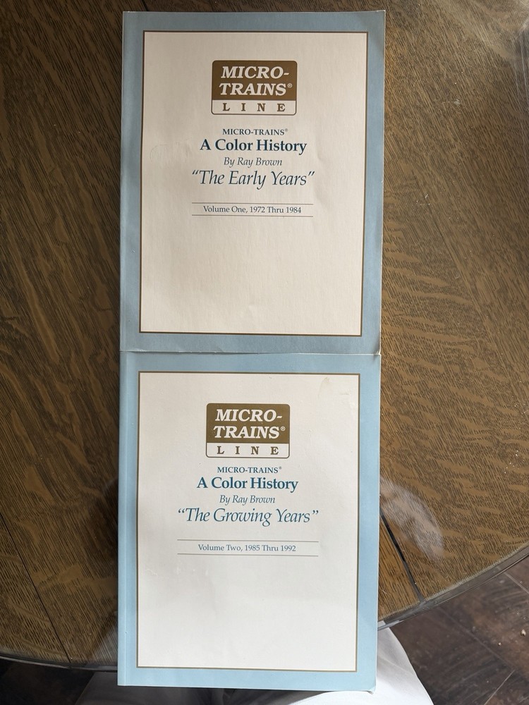 Micro-trains A Color History Volume 1 And 2