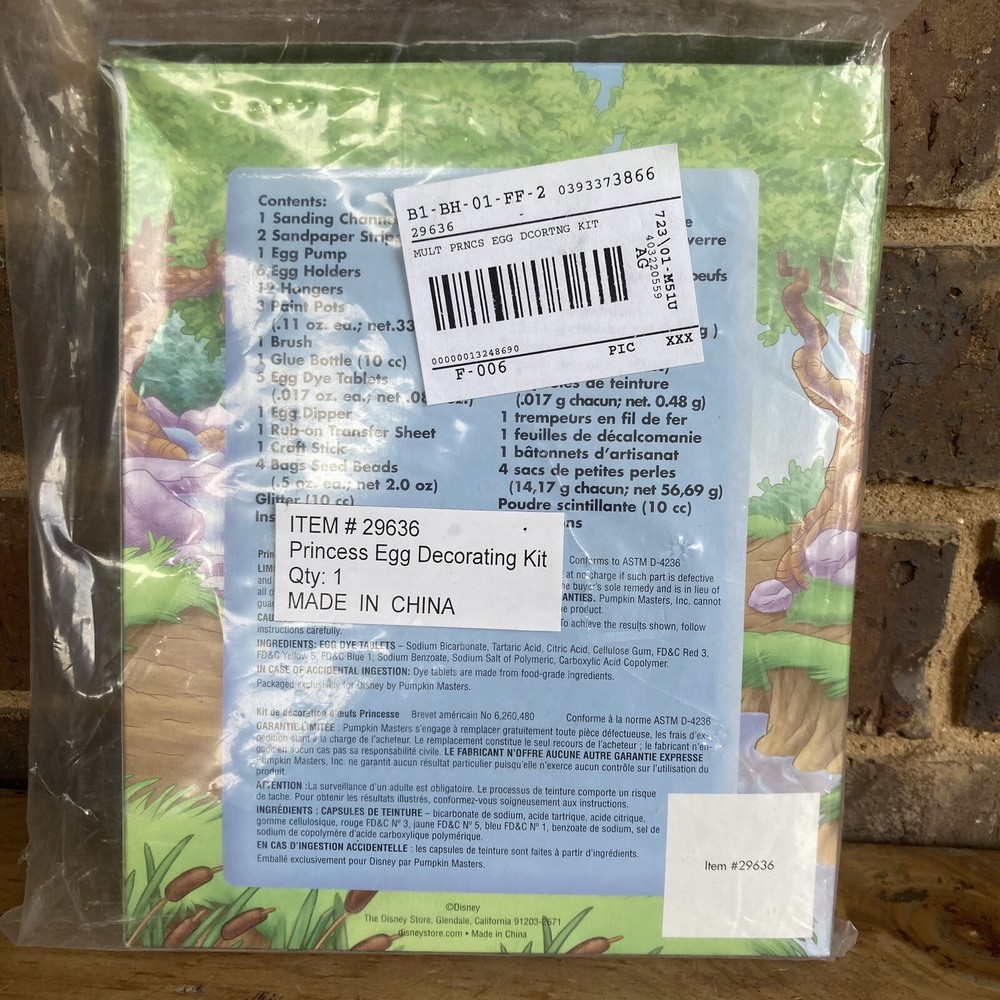 Disney Store Egg Hunt Princess Egg Decorating Kit