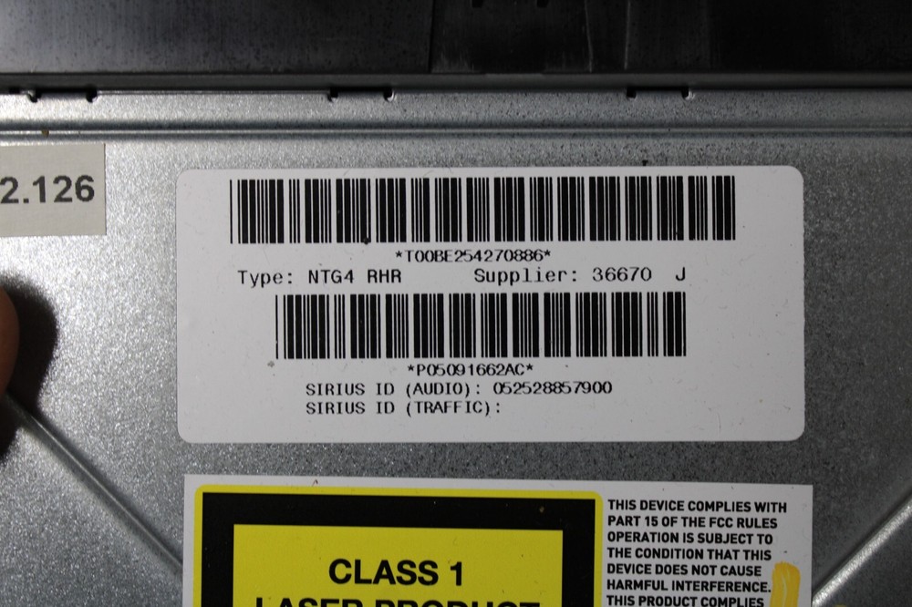 2011 2012 2013 DODGE DURANGO NAVIGATION RADIO DISPLAY SCREEN OEM