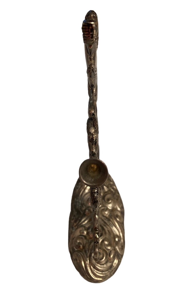 Silverplate Angels Playing Musical Instruments Statue Missing Candleholder Cup