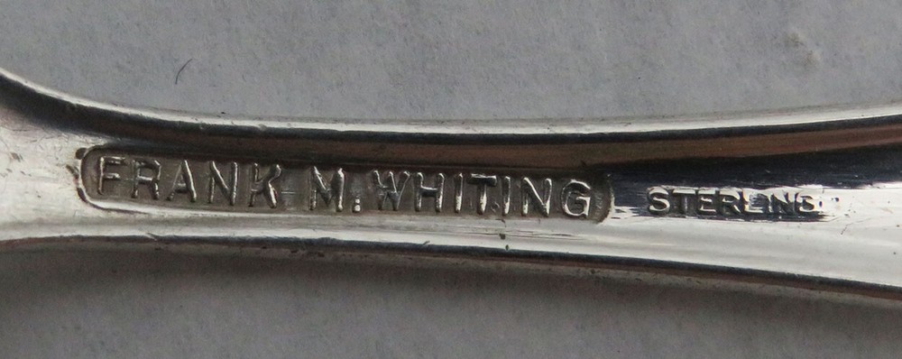 FRANK WHITING ADAMS STERLING SILVER 4 1/2" BABY FORK