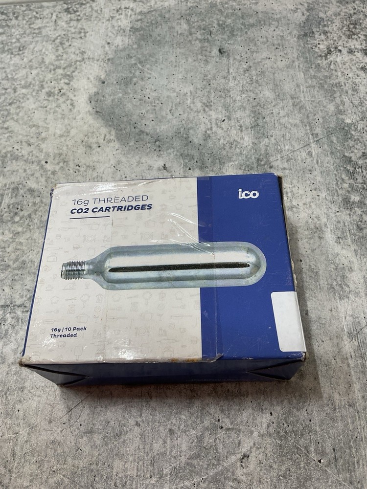 ico 16g CO2 THREADED CHARGERS (10 Pack)