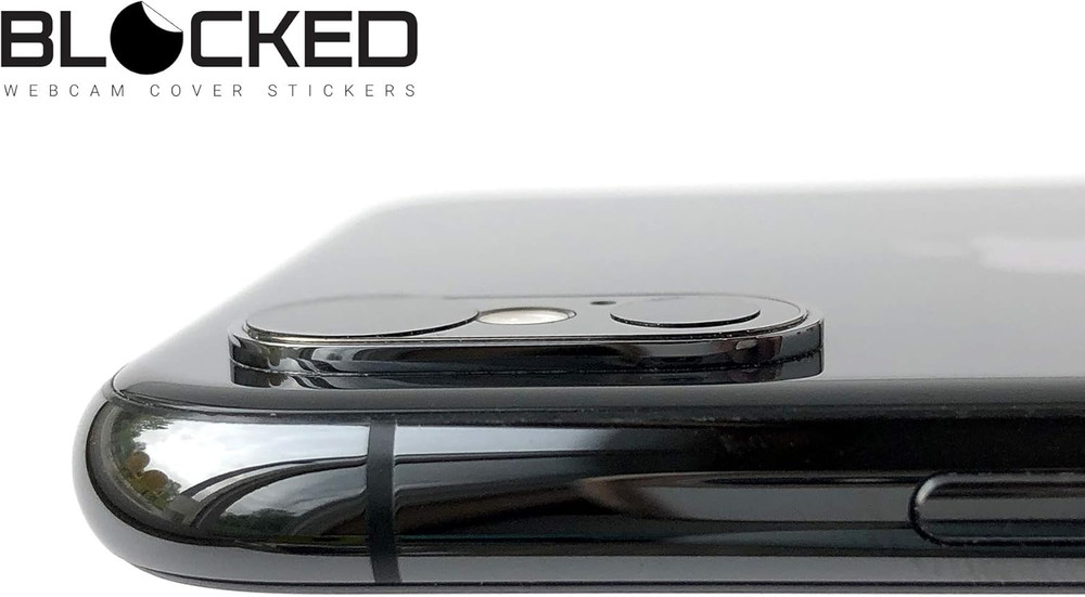BLOCKED Stackable Webcam/Camera Vinyl Covers | 57 Low-Tack Reusable Webcam Stick