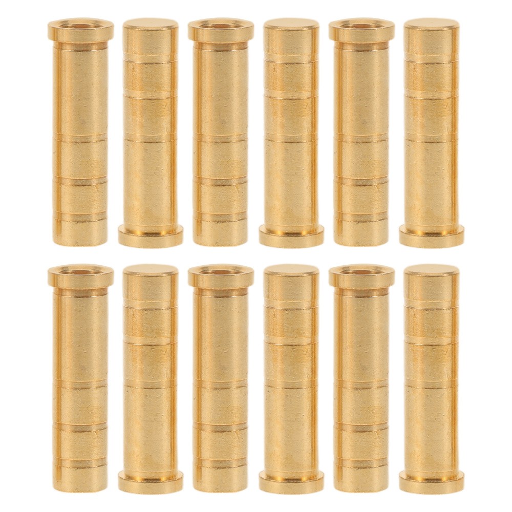 12 Pcs Arrow Connection Seat Inserts Points Brass Connector Archery