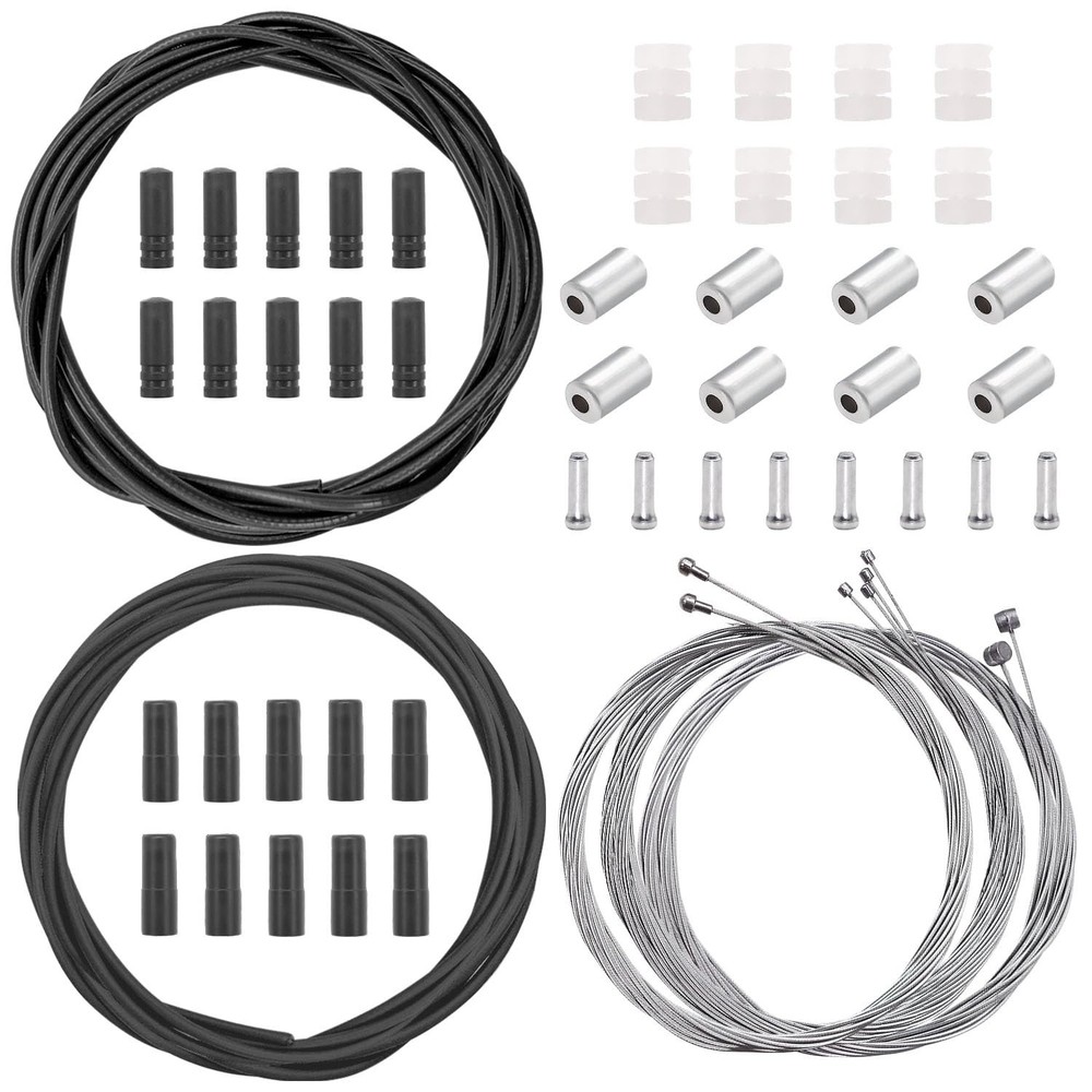 Universal Bicycle Brake Cable and Shift Derailleur Cable Set