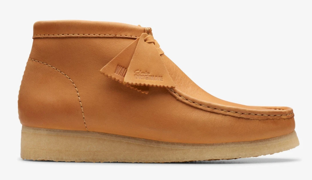 Clarks Wallabee Boot - 26176627 - Mid Tan Leather