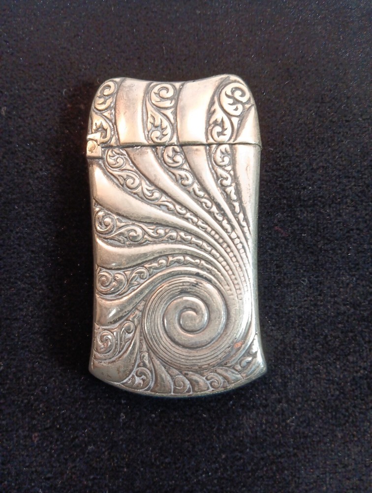 ART NOUVEAU MATCH SAFE SWIRL PATTERN Sterling Silver?