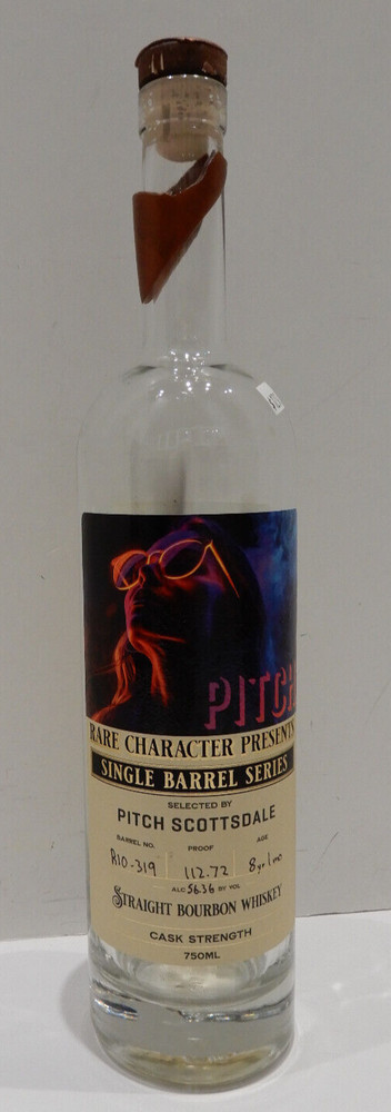 Pitch Rare Character Presents Single Barrel Series Empty Bottle