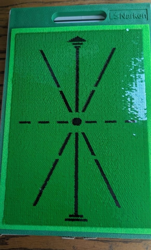 Narken Golf Swing Mat - Golf Training Aid - Swing Path Feedback