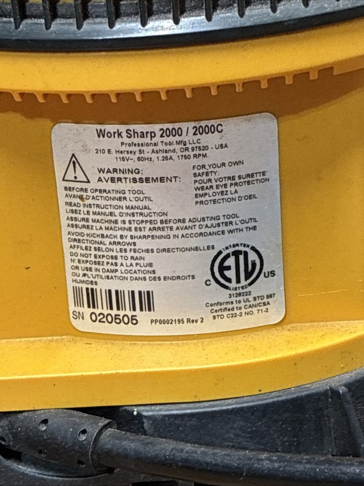 Work Sharp WS2000 Tool Sharpener