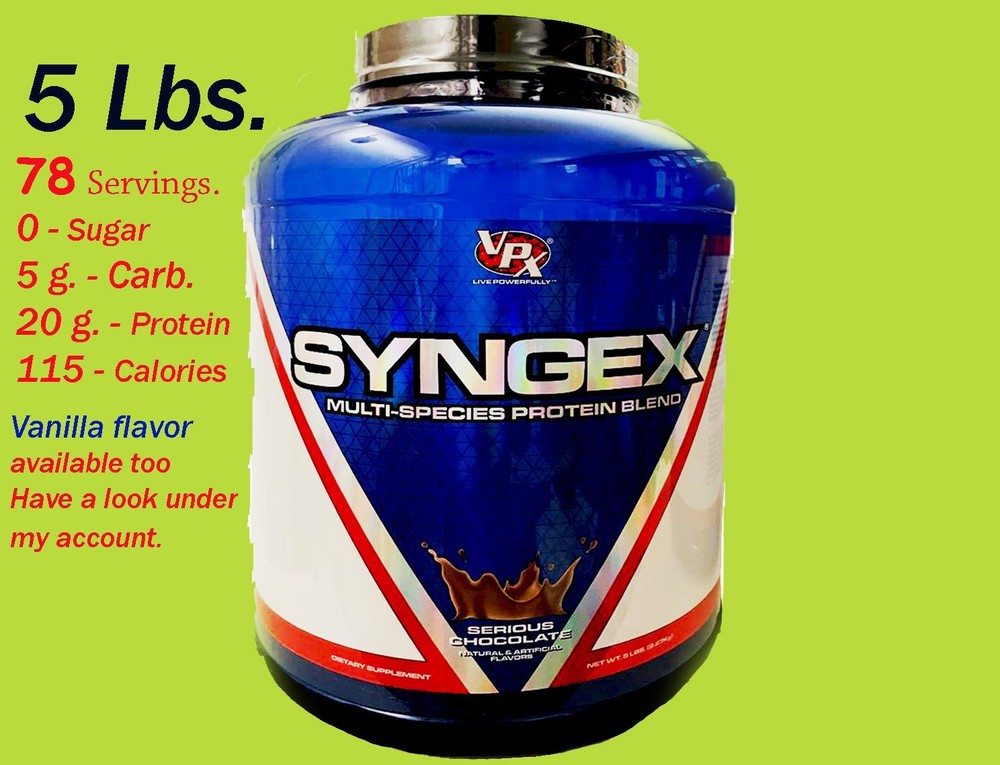 Syngex 5 Lbs Serious Chocolate 5 Lbs, 78 servings Mix smoothly