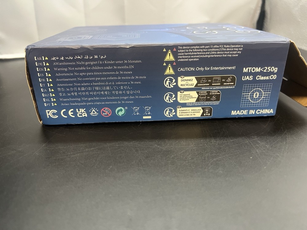 Black RC UFO remote Controller Drone