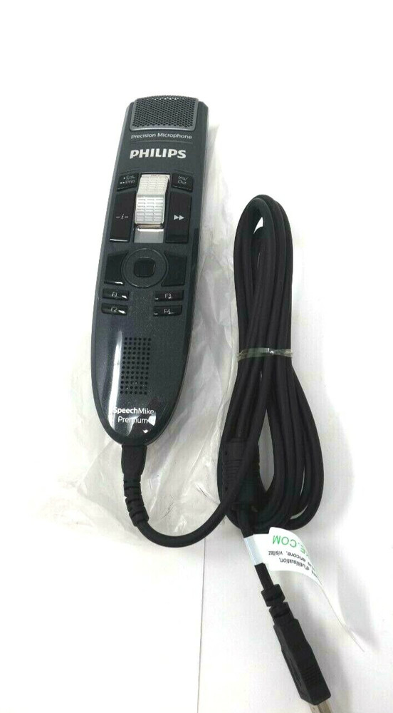 Philips SpeechMike Premium Touch SMP3800 Push Button Handheld Microphone *NEW*
