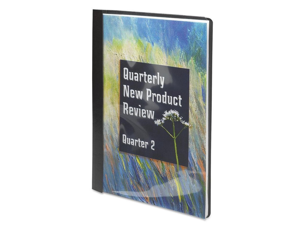 Smead 87452 Blue Clear Front Report Covers