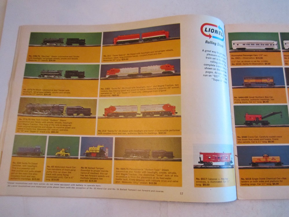 1966 LIONEL TRAIN CATALOG - COLLECTIBLE - BOX C