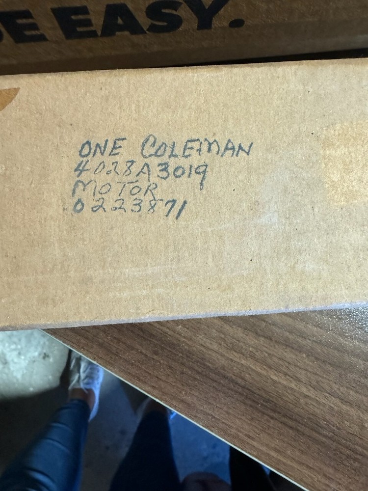 COLEMAN FURNACE MOTOR 4028A3019