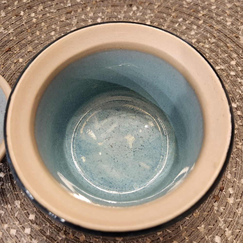 Uncommon Goods Ceramic Egg Maker With Instructions And Original Box Blue