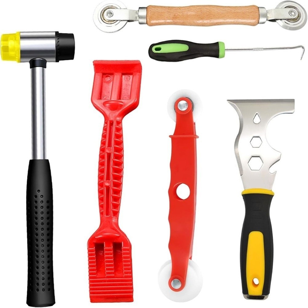 16 in 1 Window Installation Tool Kit Includes Rubber Strip Roller and Blade