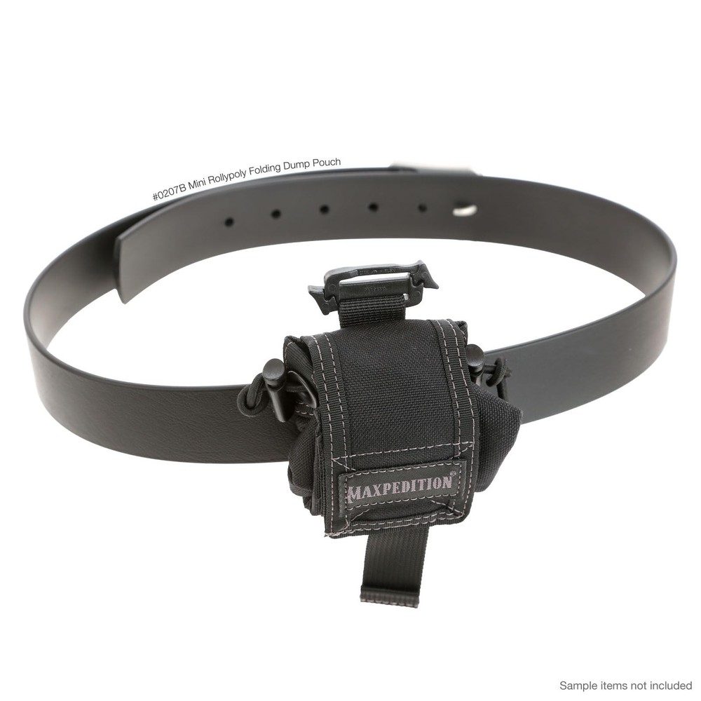 Maxpedition Mini Rollypoly Folding Dump Pouch Black