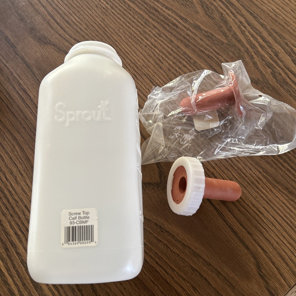 Calf Bottle & Extra Nipple