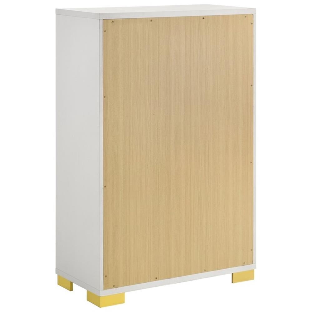 Marceline 5-piece Eastern King Bedroom Set White