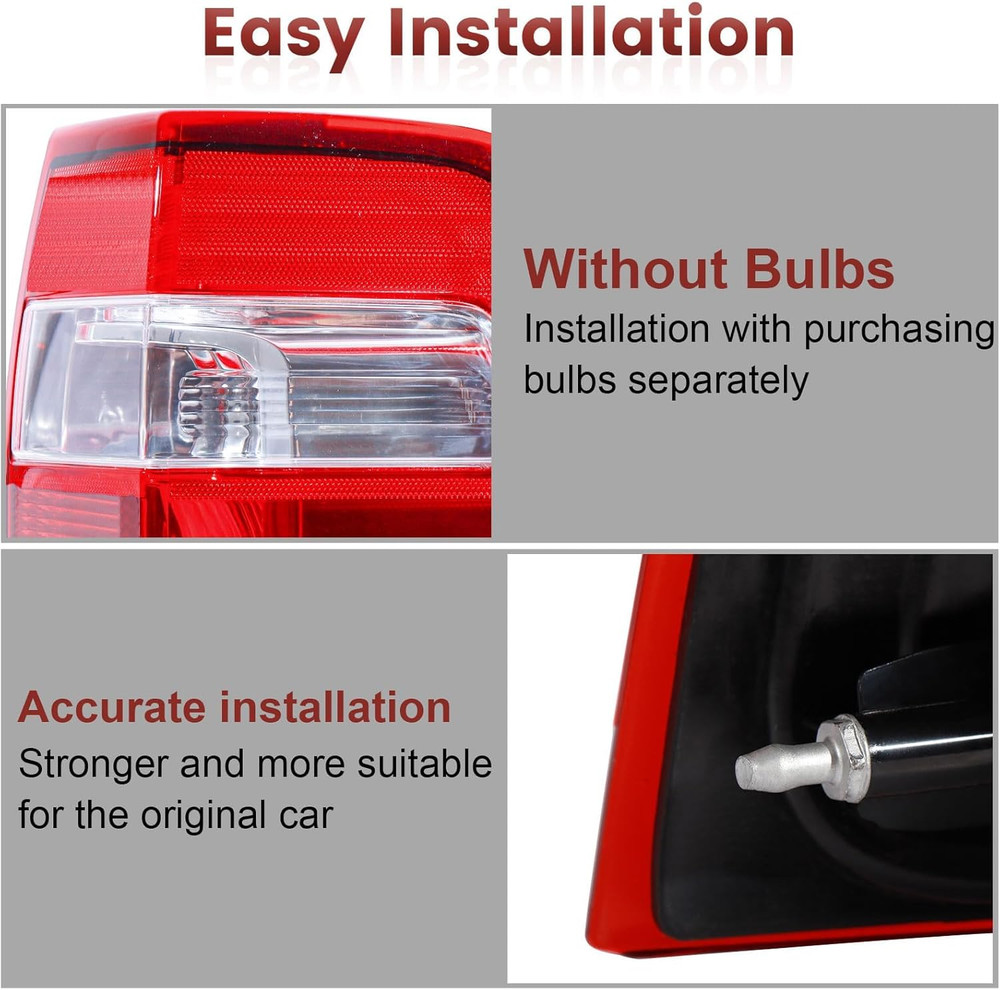 Tail Lights Assembly Compatible with 2007-2017 Ford Expedition,Left Driver Side