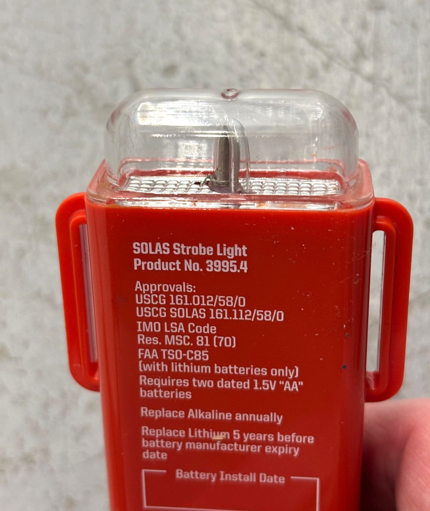 ACR Firefly3 SOLAS Personal Strobe - Used - Excellent Condition