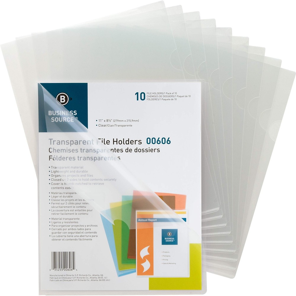 File Sleeve, Clear (00606BX)
