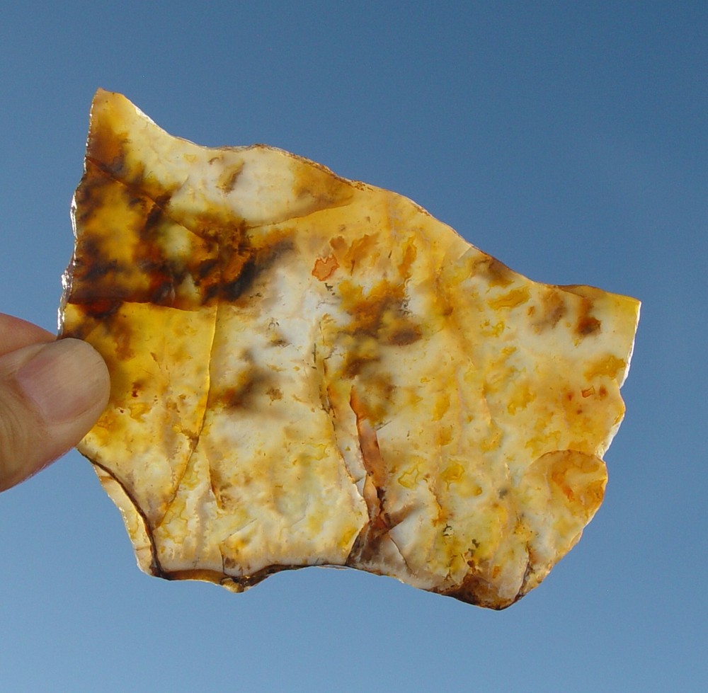 Graveyard Point Plume Agate   Lapidary Slab                   T1097