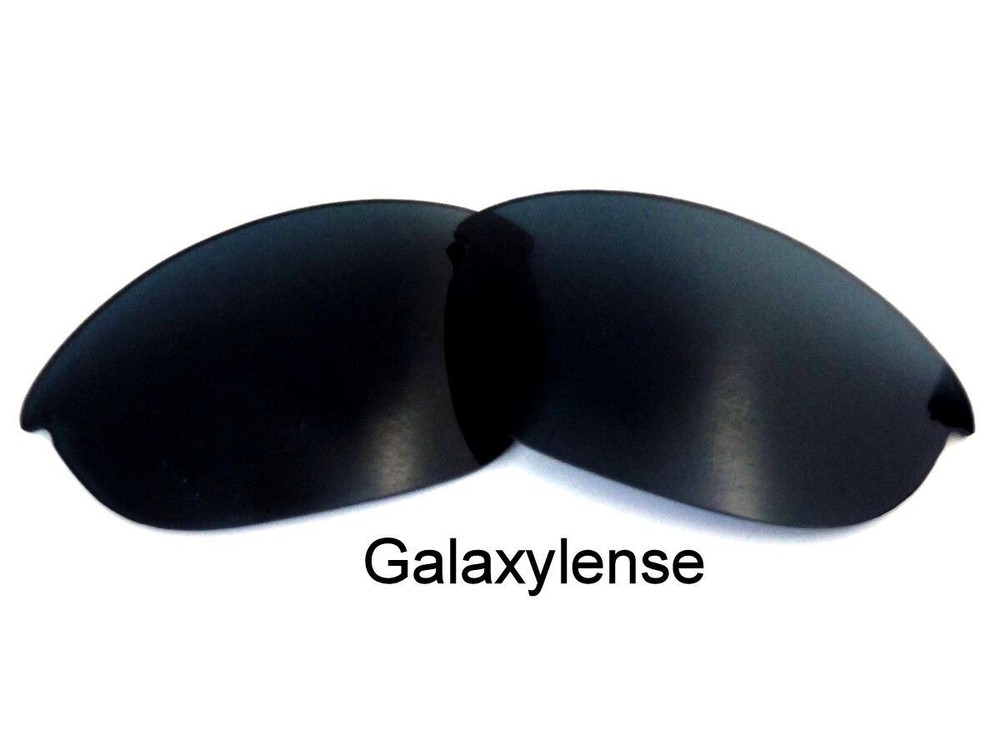 Galaxy Replacement Lenses For Oakley Half Jacket Sunglasses Iridium Black