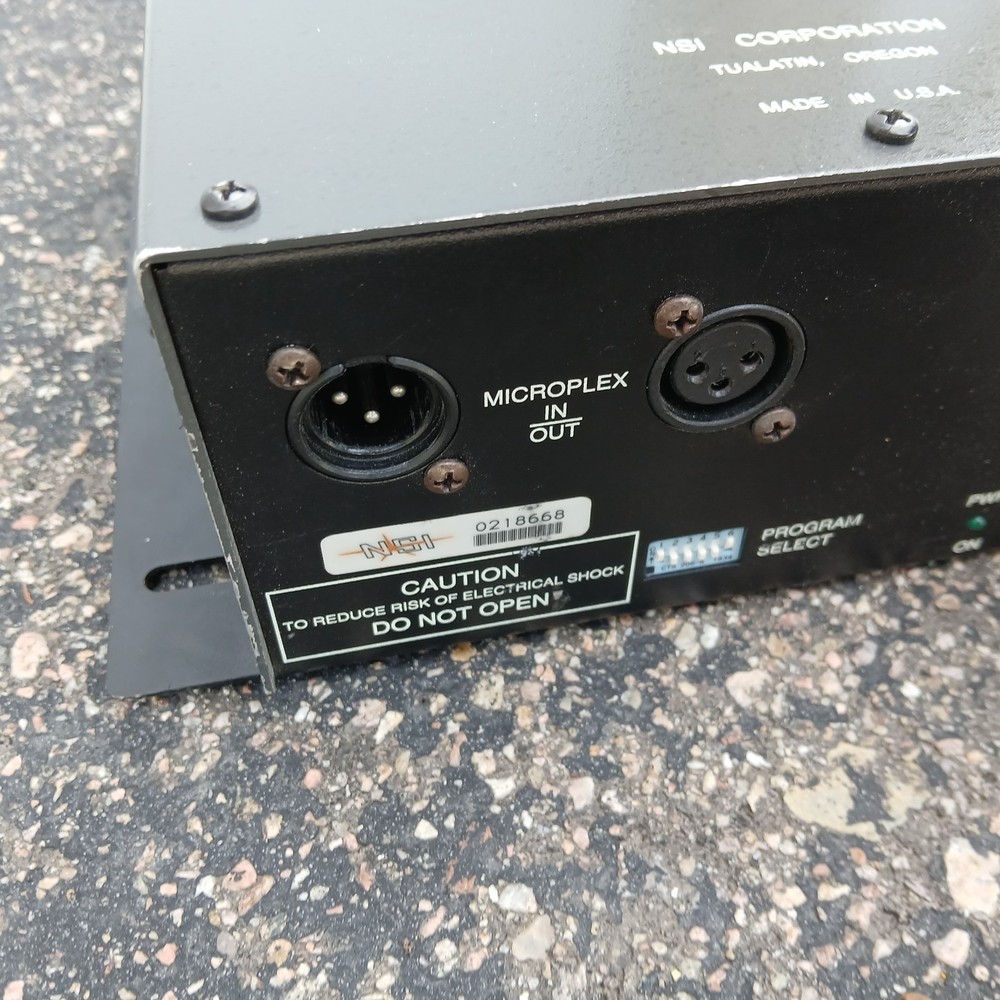 NSI ND 4600 4-Channel Dimmer Pack Programmable Microplex 8 Outlets