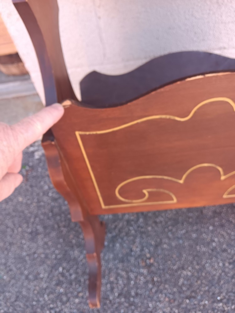 Vintage Magazine Side Table