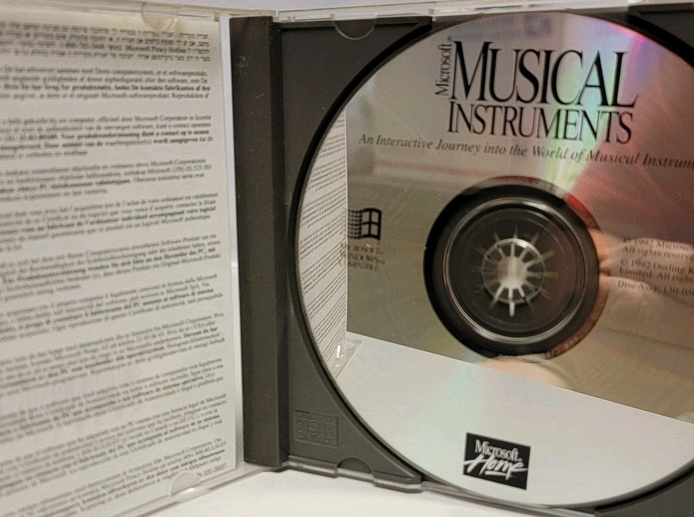 Microsoft Musical Instruments (CD Windows 1990's) Microsoft Home - Windows 95