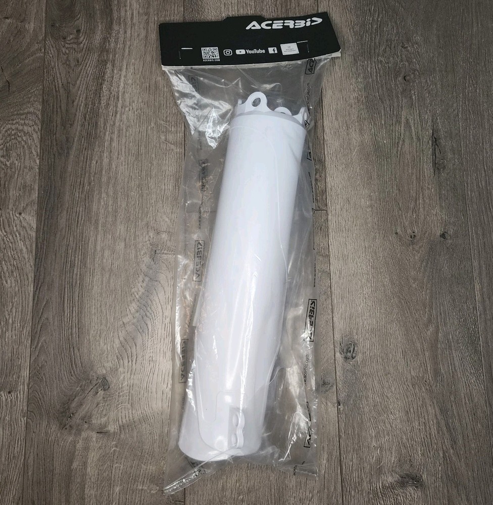 Lower Fork Cover Set White Acerbis 2113710002