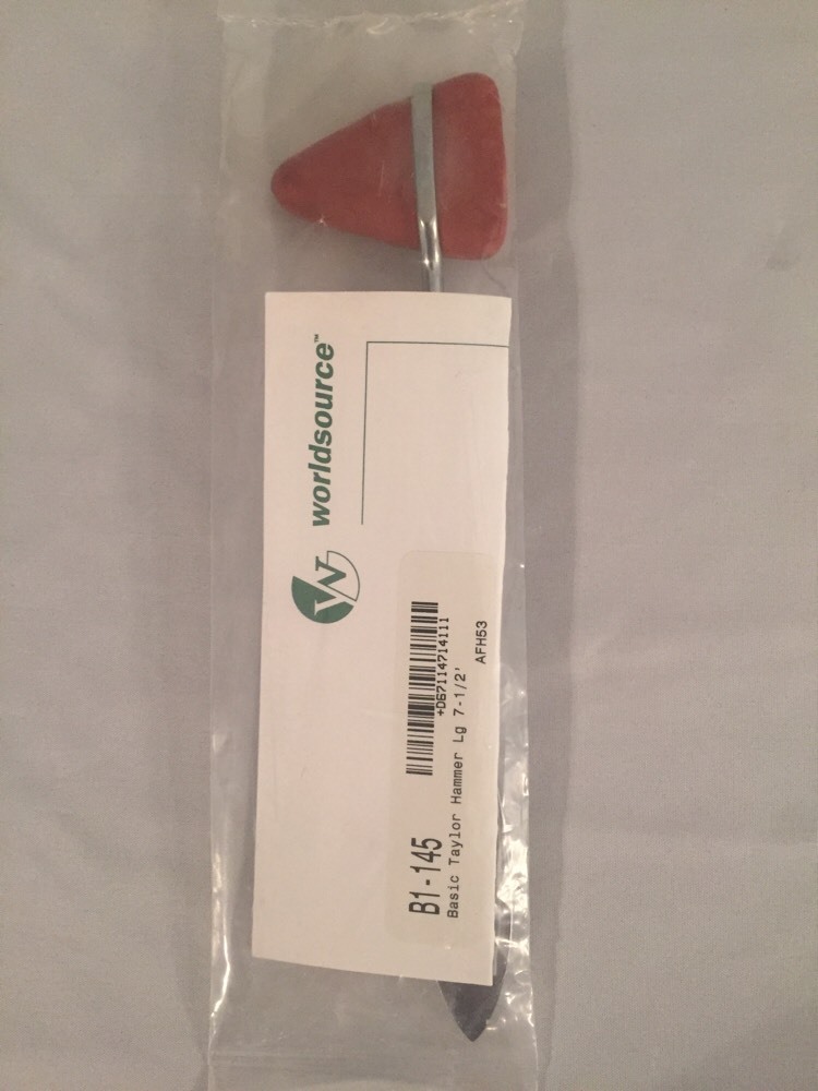 NEW WORLDSOURCE Taylor Percussion Reflex Hammer Large 7.5"