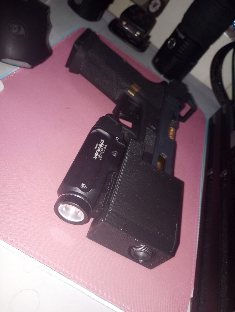 [3D Bro] Airsoft Glock 34 XTEK Muzzle Device - Tension Rail On *CHOOSE 1 DESIGN*