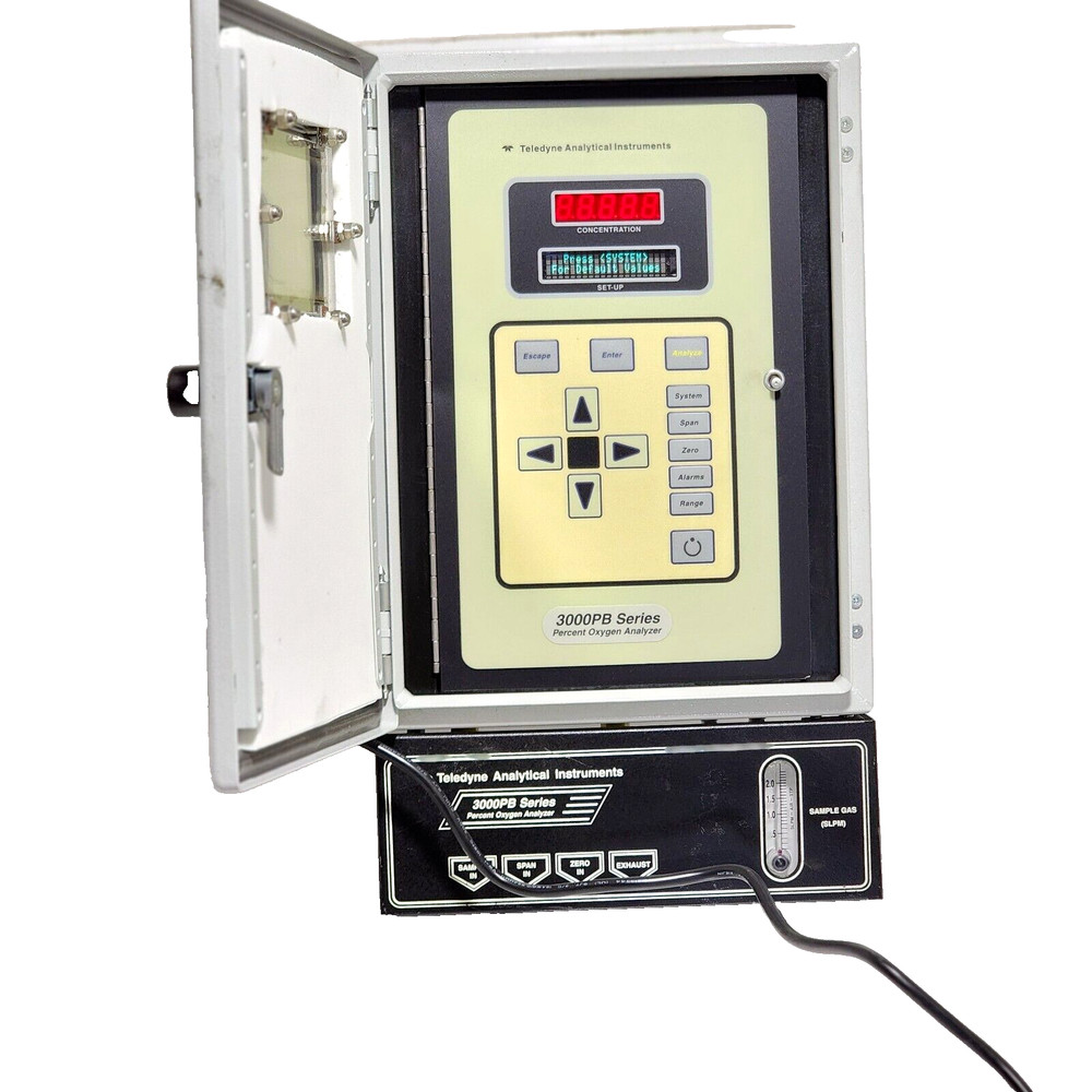 Teledyne Model 3000PB​​​ Process Percent Oxygen Analyzer​​​​ .