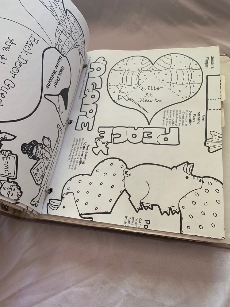 49 Sets Woodworking & Scroll Saw Binder Pattern Club Lot Multiple Per Page