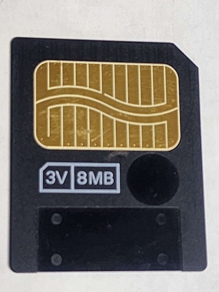 SHARP SMART MEDIA 8MB FLASH MEMORY CARD TESTED WORKS JAPAN K2.1