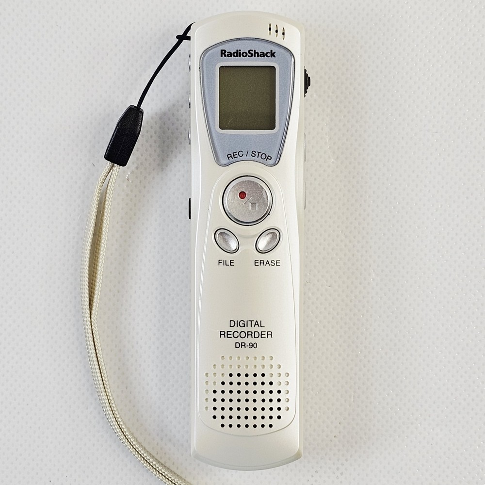 RadioShack DR-90 Digital Recorder 14-1191 14 Minute Variable Playback Test Works