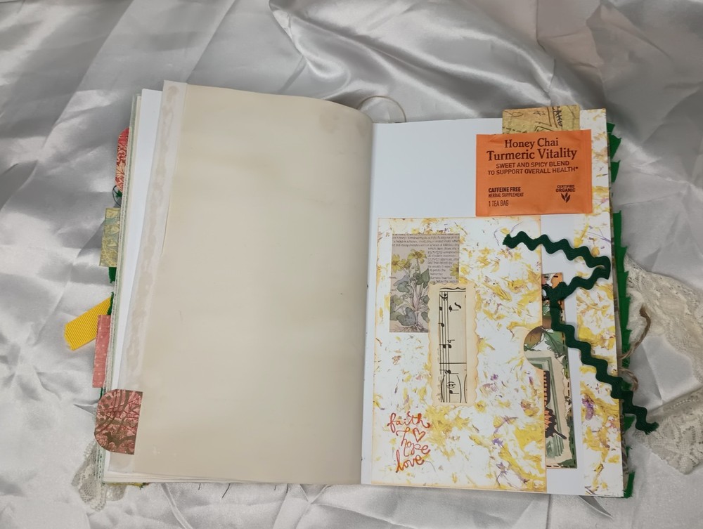 Junk Journal Eclectic With Lace Soft Cover