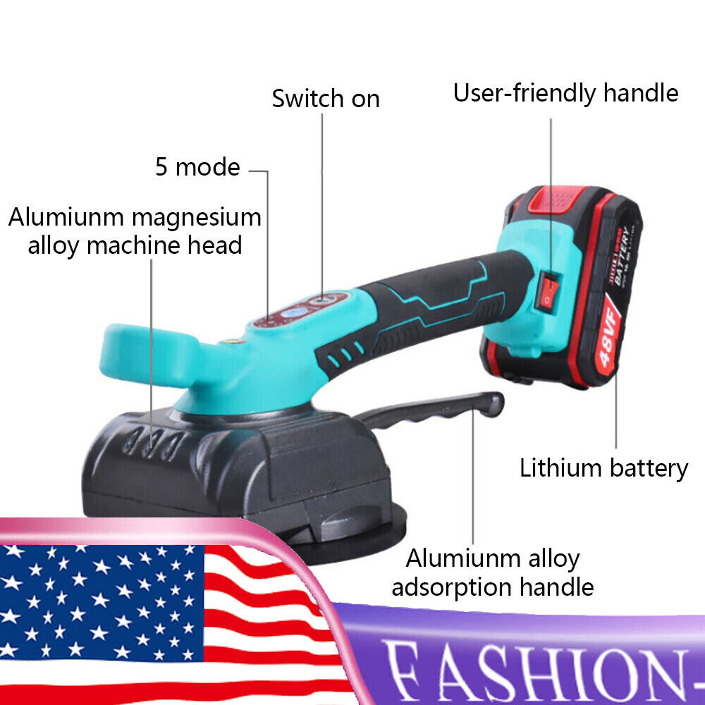 Hand-held Tile Vibrator Tile Leveling Machine Speed Adjusted Tiler Suction Cup