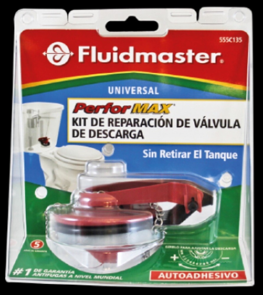Fluidmaster PerforMax 555C Universal Flush Valve Repair Kit Adjustable