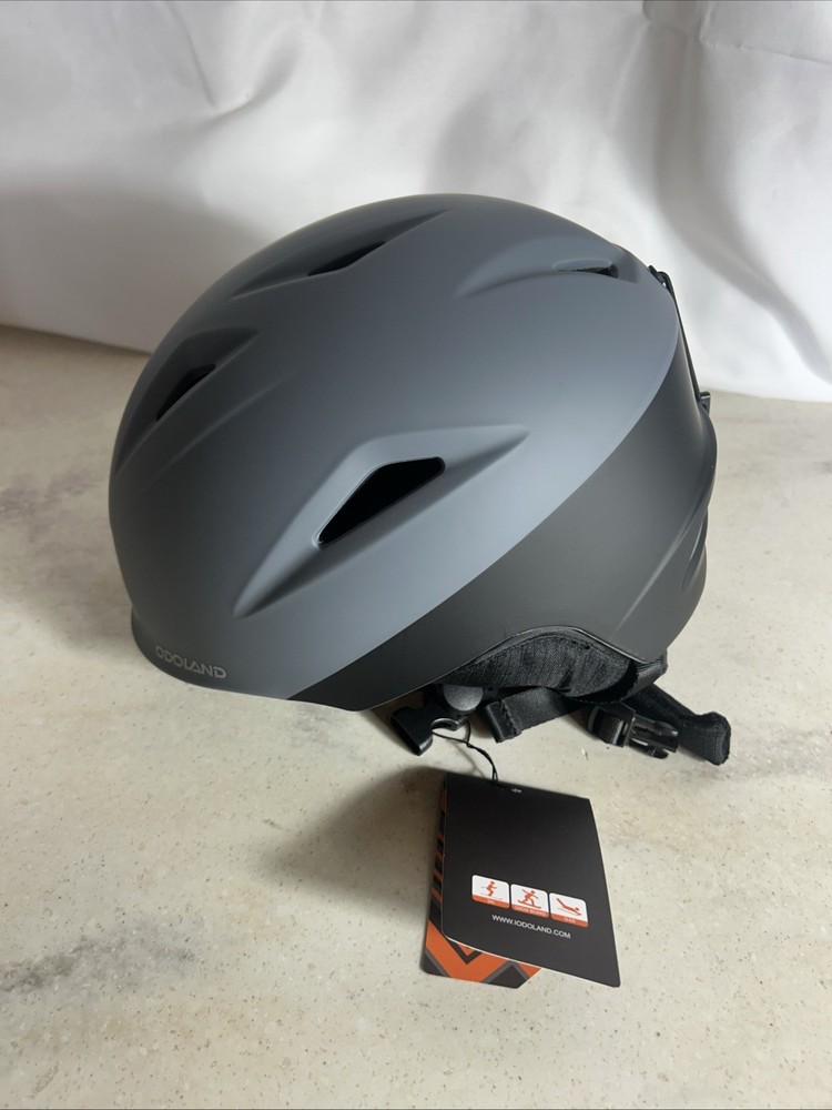 Odoland Ski Helmet Size Large Black/grey