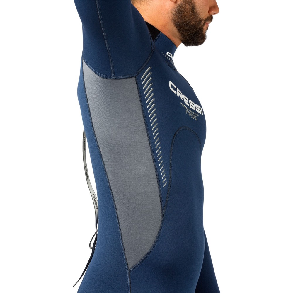 Cressi Fast 3mm Man, Blue/Grey, X-Large